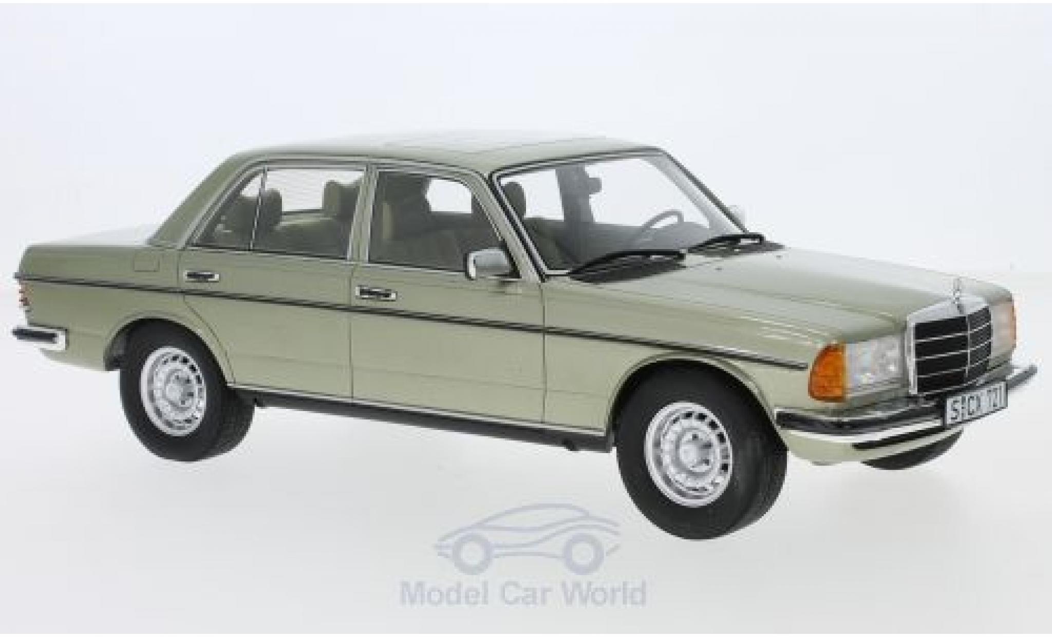 Mercedes 280 1/18 Cult Scale Models E (W123) metallic groen 1976 modelauto