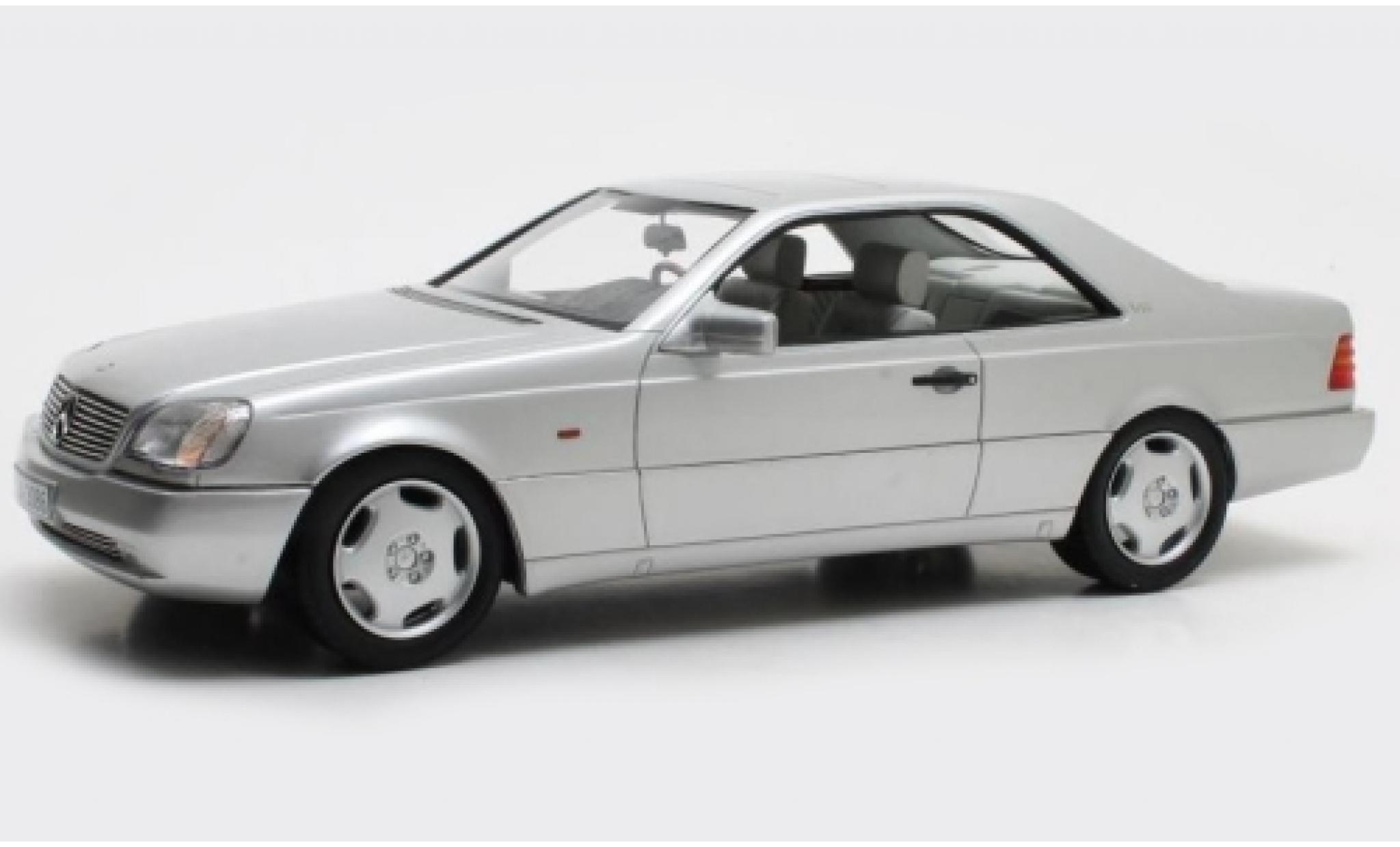 Mercedes 600 1/18 Cult Scale Models SEC (C140) grijs 1992 1:18 modelauto