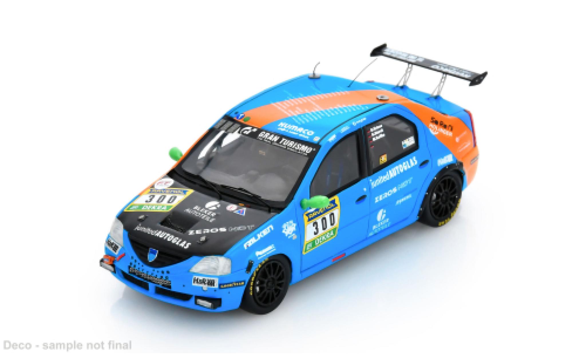 Dacia Logan 1/43 Spark 24h N&uuml;rburgring 2025 Ollis Garage Racing #300 O.Kriese/G.Starck 1:43 modelauto