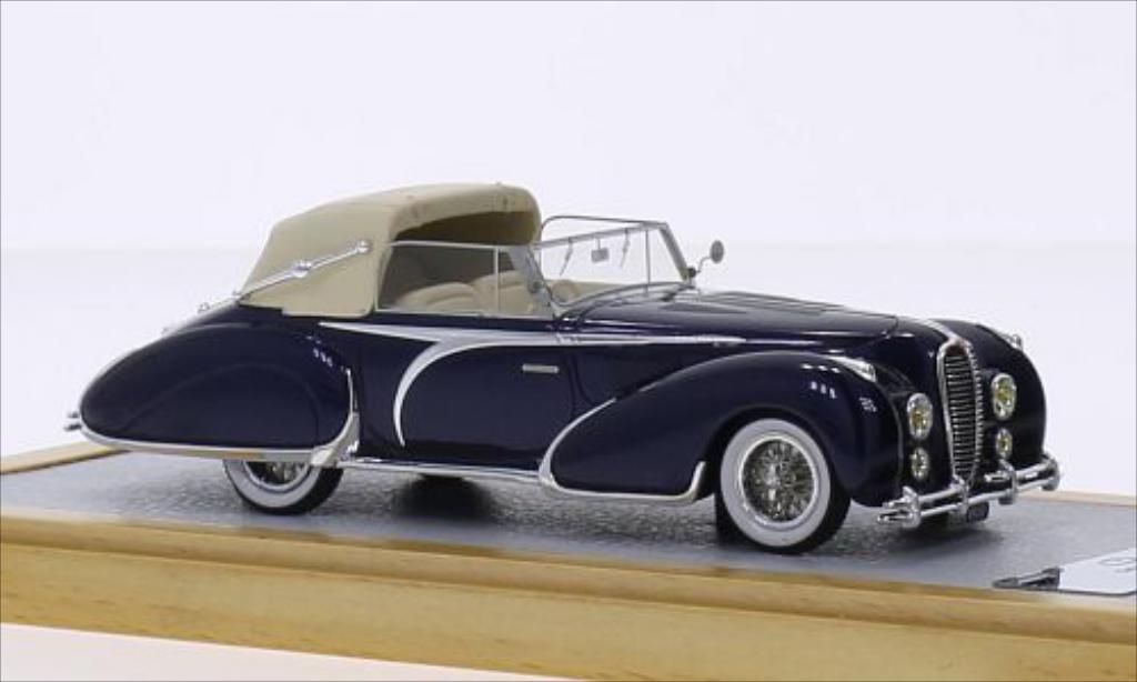 Delahaye 135 1/43 Chromes Cabriolet Figoni Falaschi blauw RHD 1948 modelauto