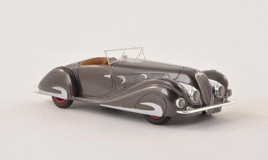 Delahaye 135 1/43 Nickel MS Competition Roadster Figoni & Falaschi grijs 1937 modelauto