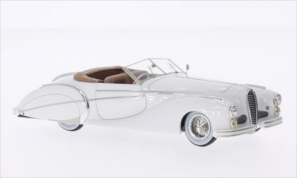 Delahaye 135 1/43 Chromes MS Roadster Saoutchik wit RHD 1949 modelauto