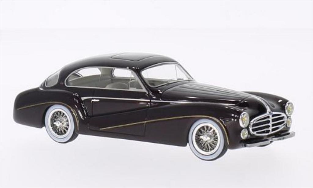Delahaye 235 1/43 Chromes Pillarless Coach Saoutchick metallic rood RHD 1952 modelauto