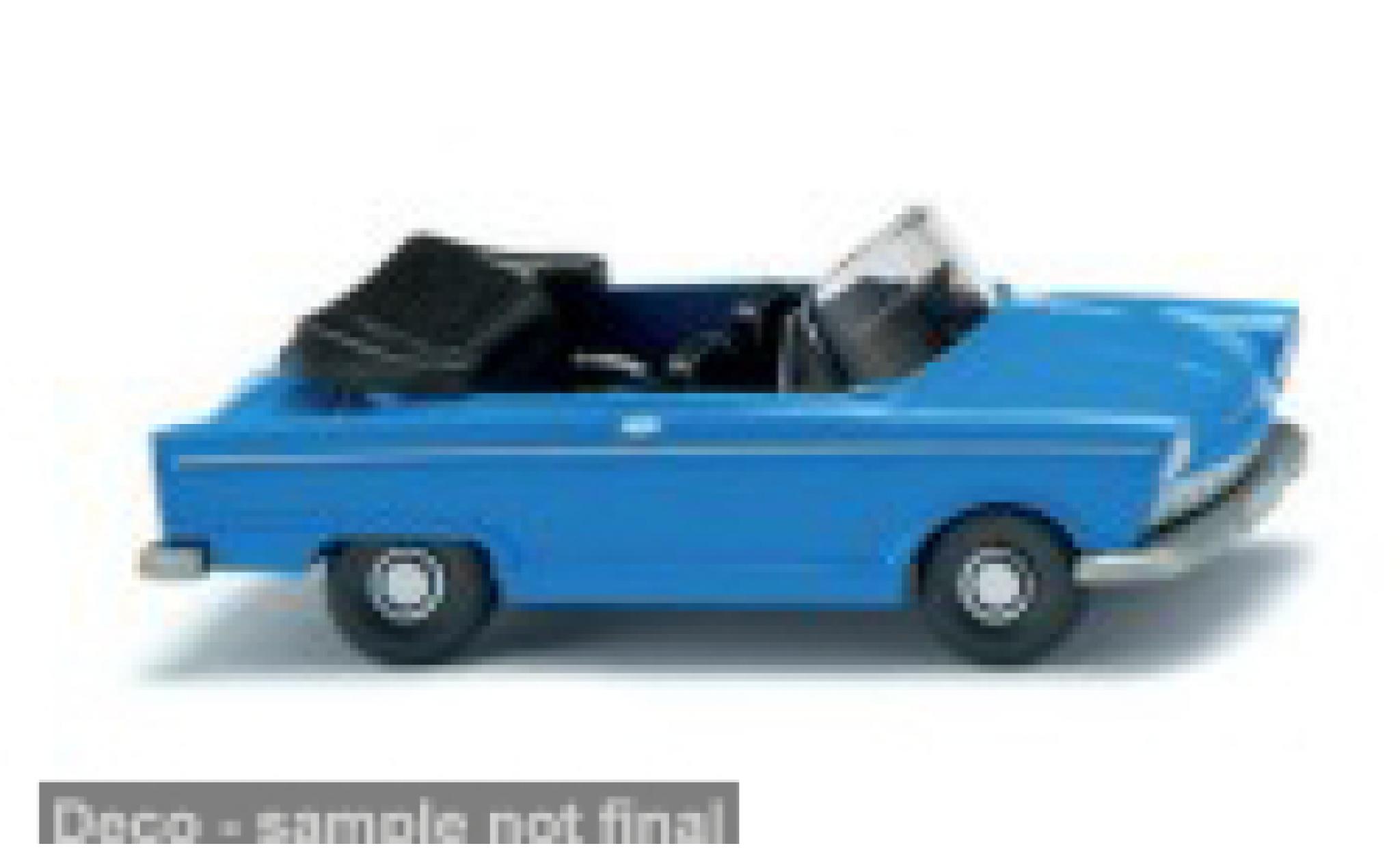 DKW Junior 1/87 Wiking blauw/zwart 1959 1:87 modelauto