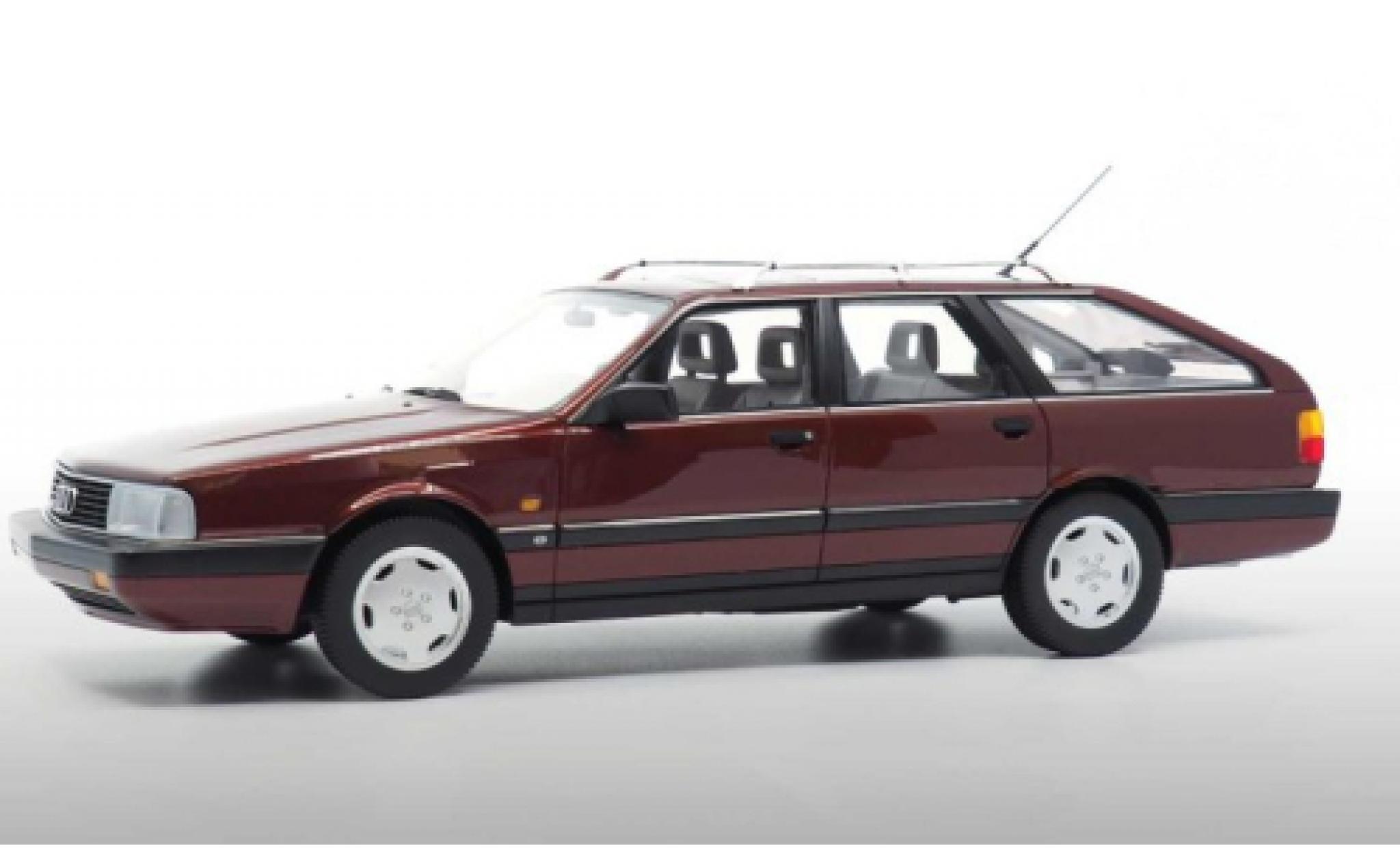 Audi 200 1/18 DNA Collectibles Avant 20V quattro metallic rood fonc&eacute; 1991 modelauto