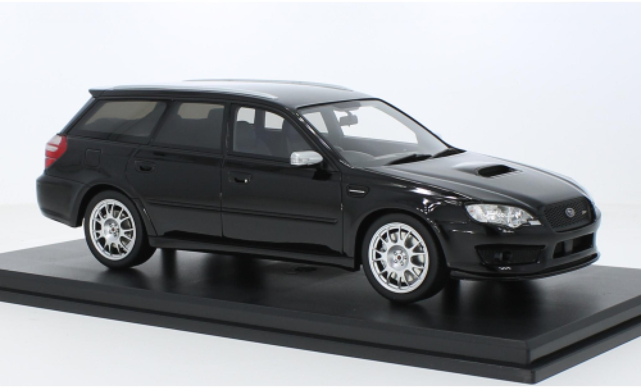 Subaru Legacy 1/18 DNA Collectibles Touring Wagon STI zwart 2007 1:18 modelauto