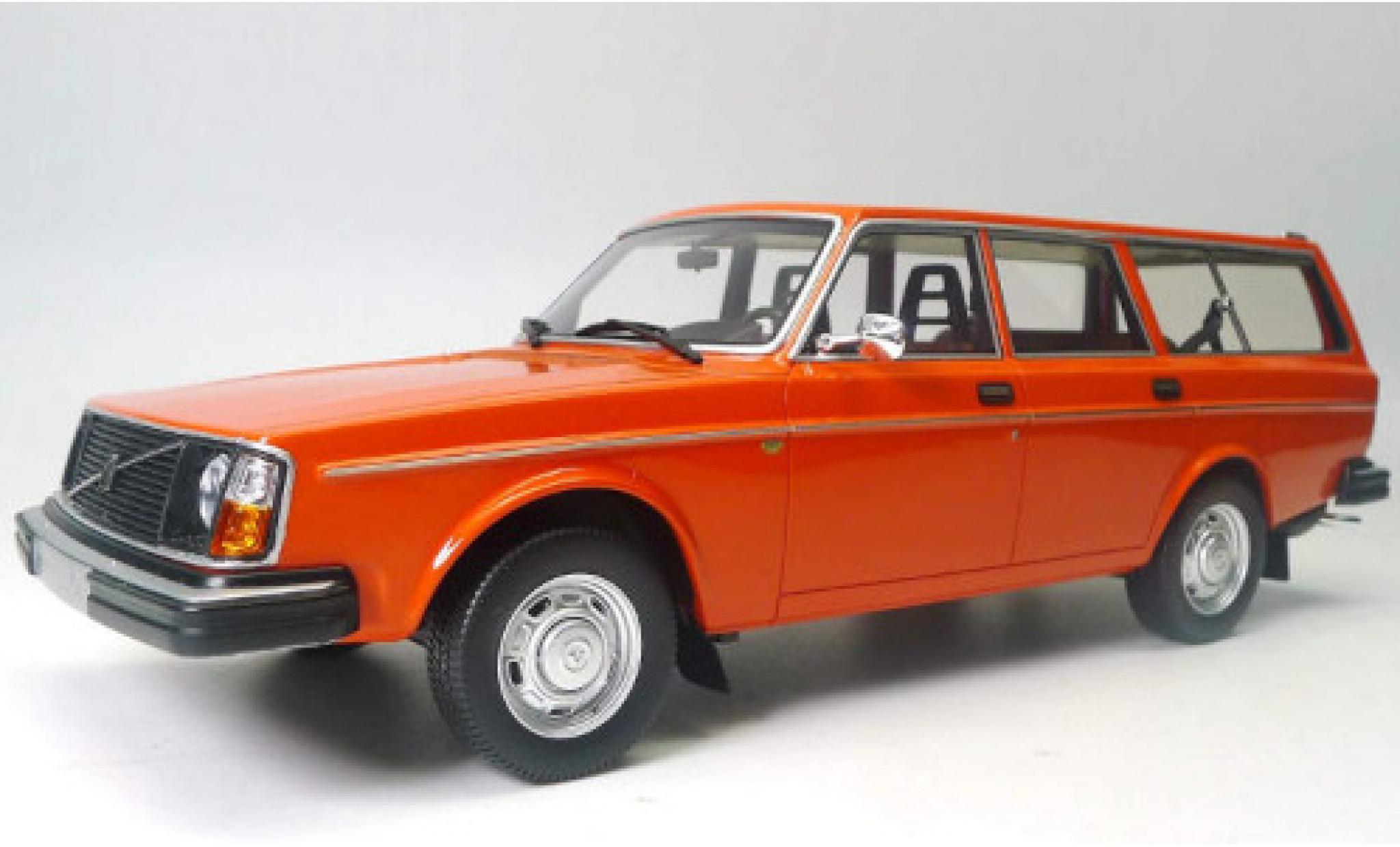Volvo 245 1/18 DNA Collectibles DL oranje 1975 modelauto