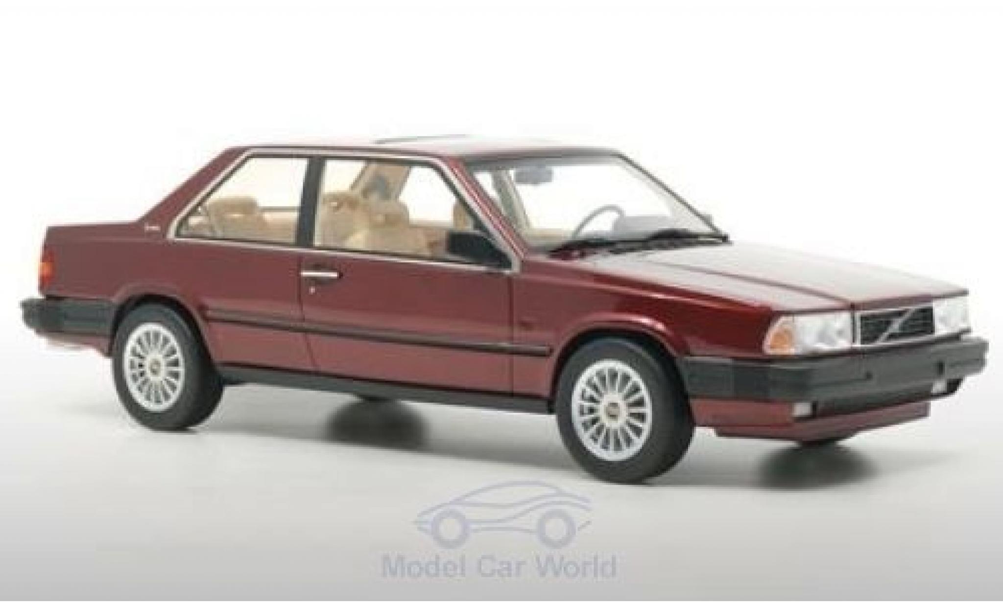 Volvo 780 1/18 DNA Collectibles Bertone metallic rood 1986 modelauto