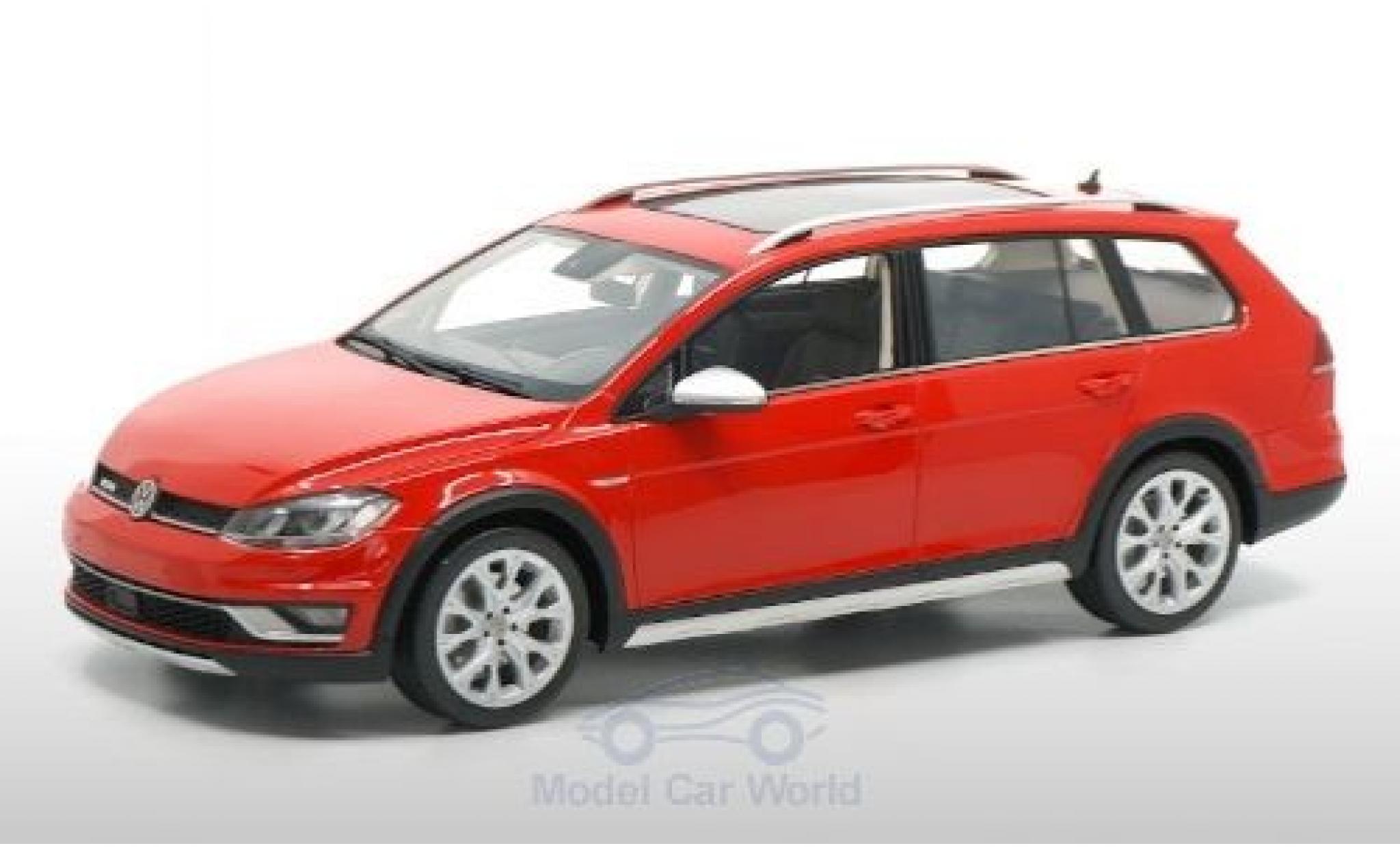 Volkswagen Golf 1/18 DNA Collectibles VII Alltrack rood 2015 modelauto