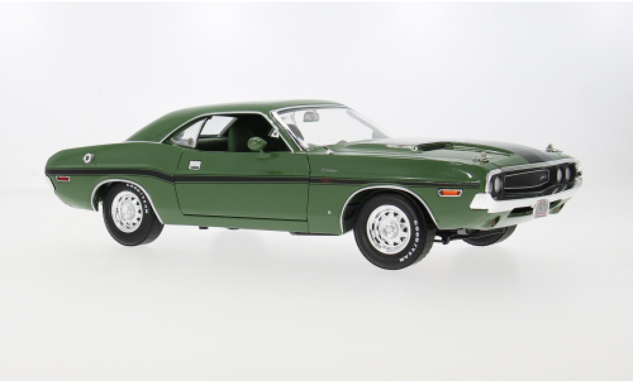 Dodge Challenger 1/18 Greenlight R/T groen 1970 1:18 modelauto