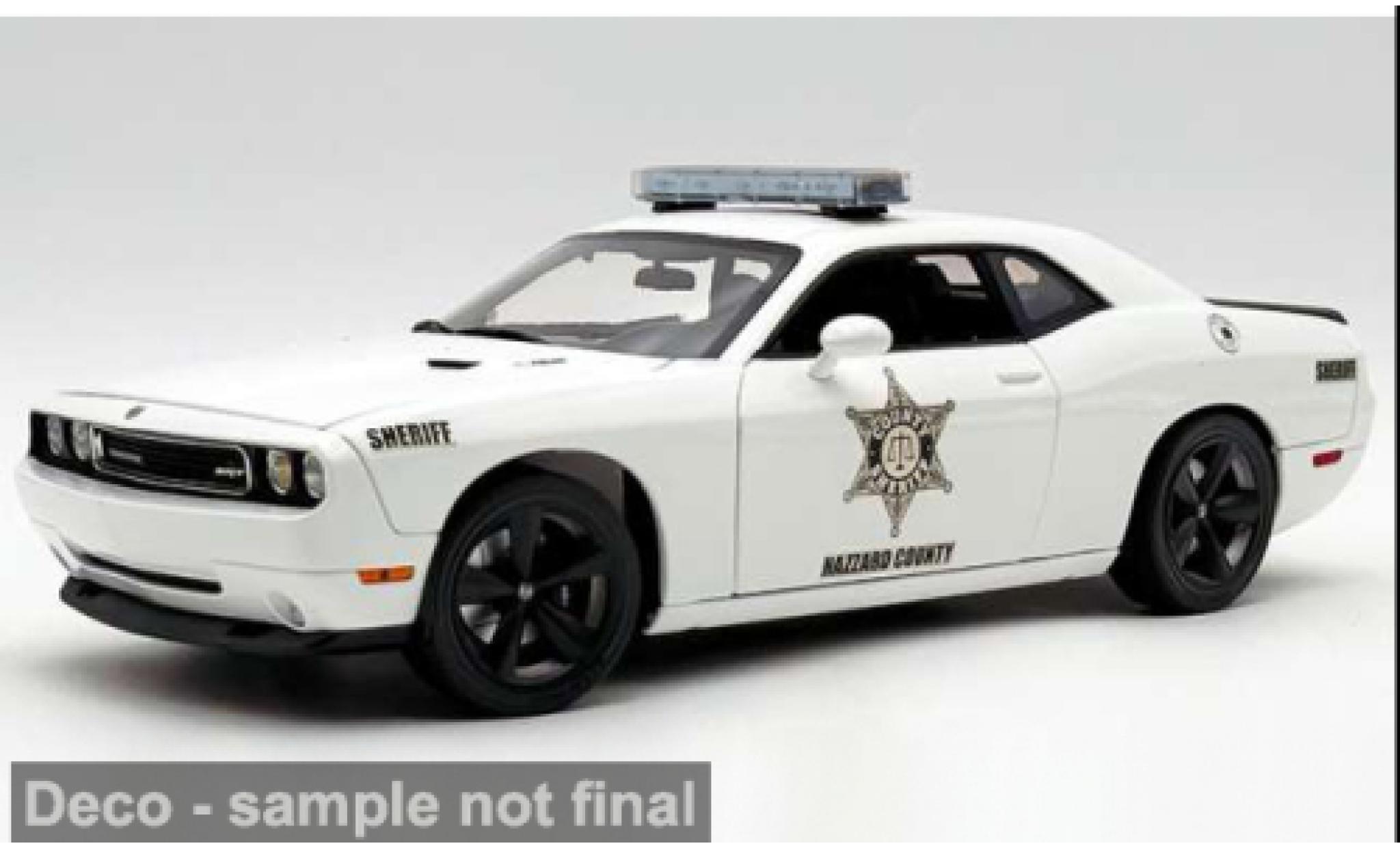 Dodge Challenger 1/18 ACME SRT 8 2010 Hazzard County Sheriff 1:18 modelauto