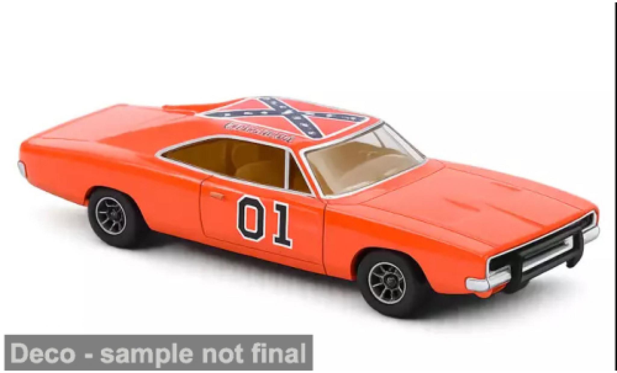 Dodge Charger 1/43 Norev oranje 1969 1:43 modelauto