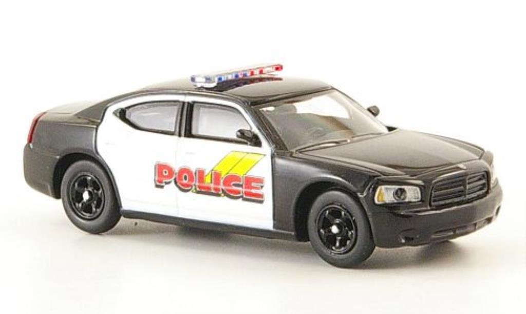 Dodge Charger Police 1/87 Ricko Politie zwart/wit Politie (US) modelauto
