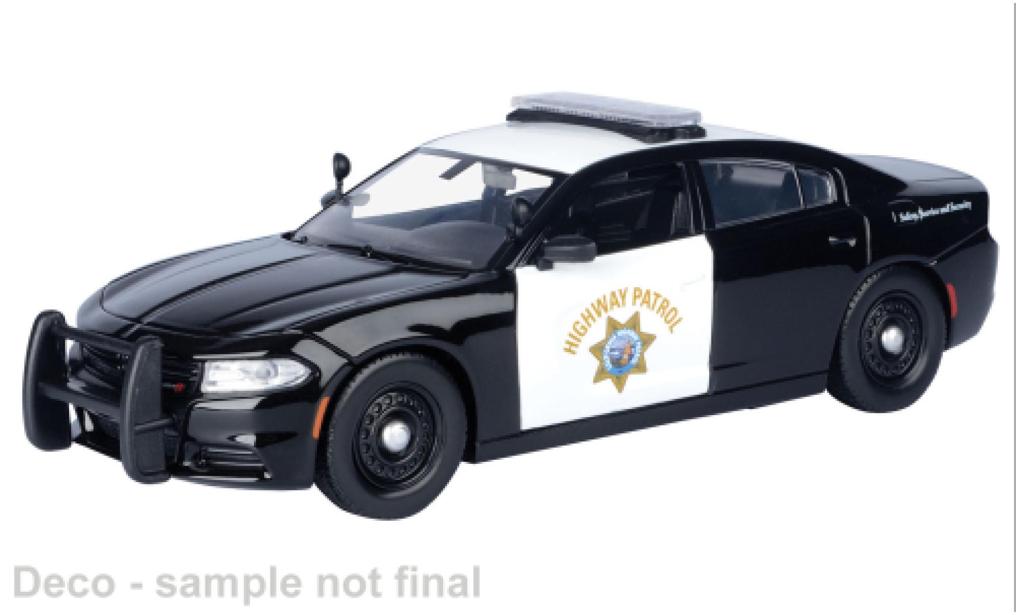 Dodge Charger 1/24 Motormax Pursuit 2023 California Highway Patrol 1:24 modelauto