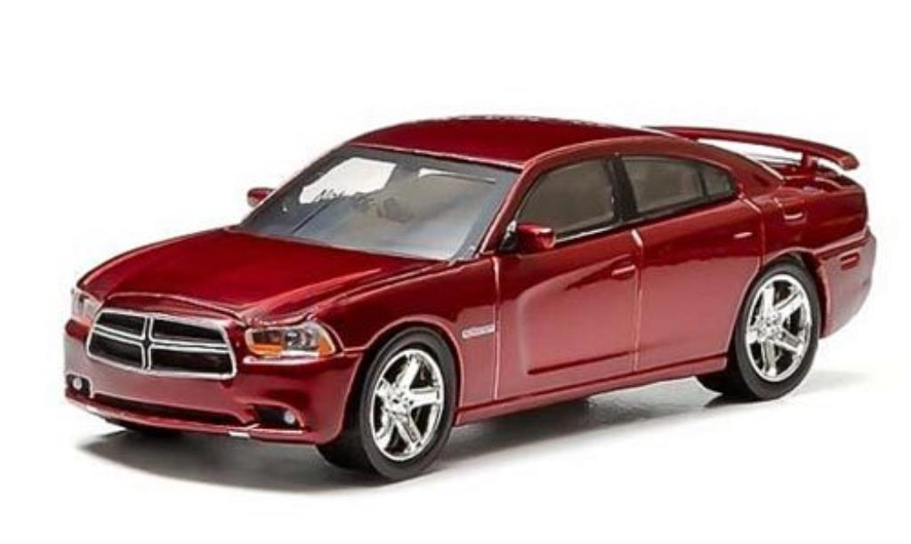 Dodge Charger 1/64 Greenlight R/T rood 2014 modelauto