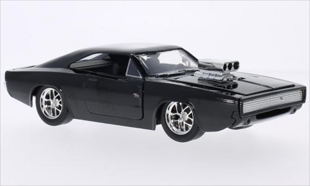 Dodge Charger 1/24 Jada Toys R/T zwart 1970 modelauto