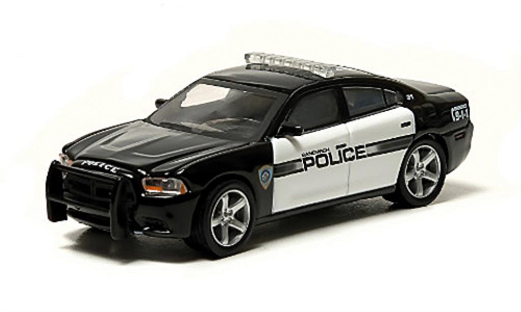 Dodge Charger 1/64 Greenlight Sandwich Massachusetts Politie Politie (USA) 2012 modelauto