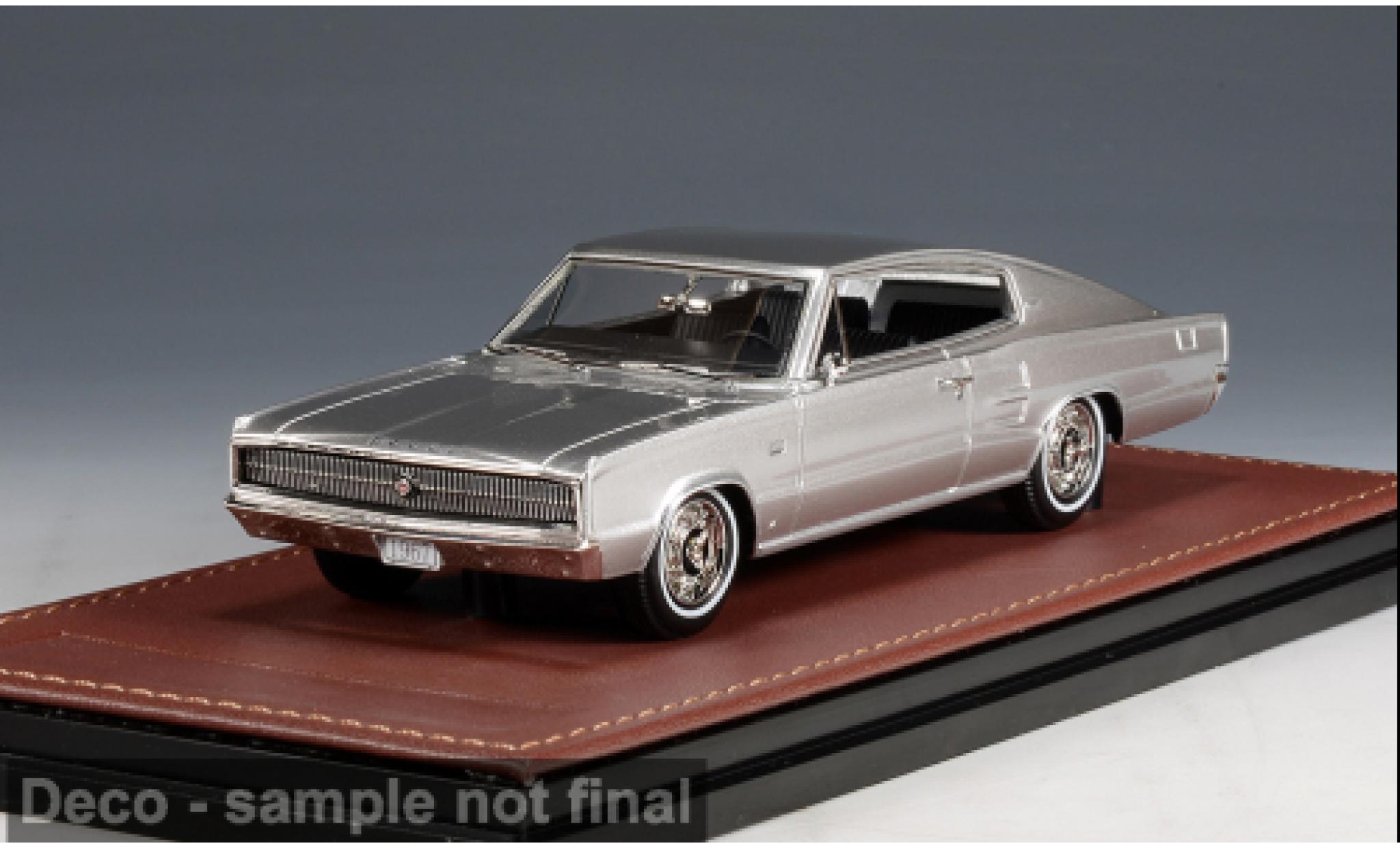 Dodge Charger 1/43 GLM grijs 1967 1:43 modelauto