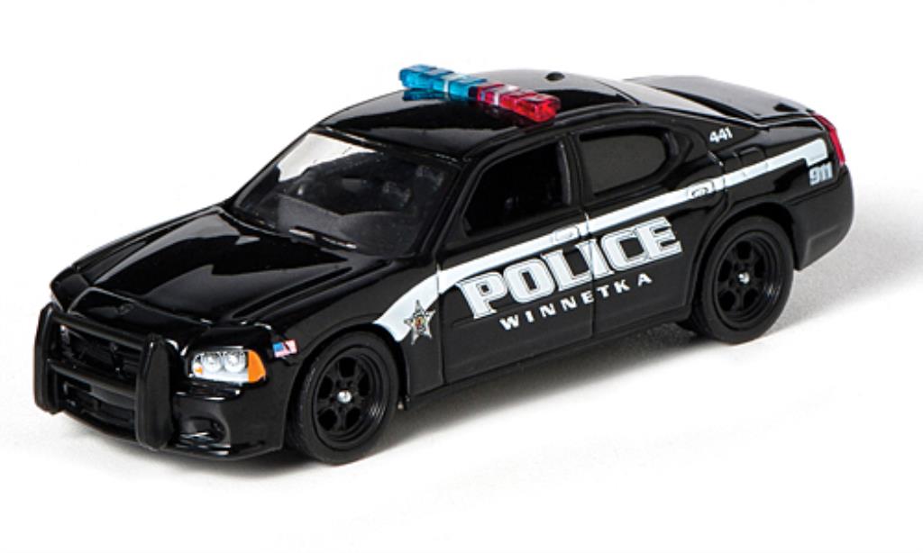 Dodge Charger 1/64 Greenlight Winnetka IL Politie 2010 modelauto