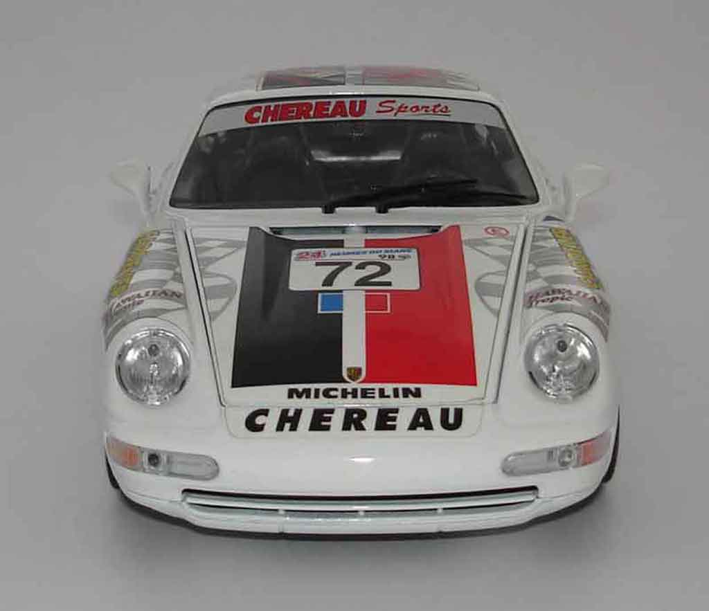 Porsche 911 Carrera gt le mans 98 #72 1/18 Burago