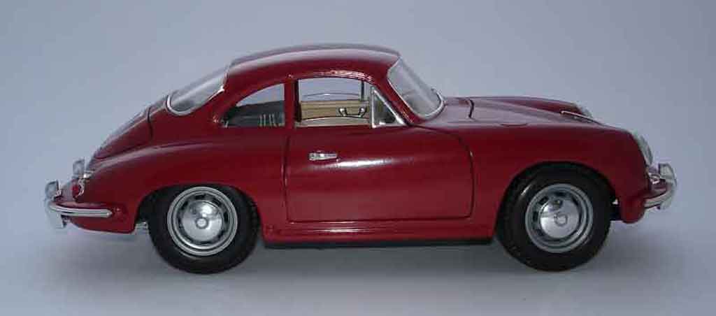 Porsche 356 B B B coupe rood 1/18 Burago