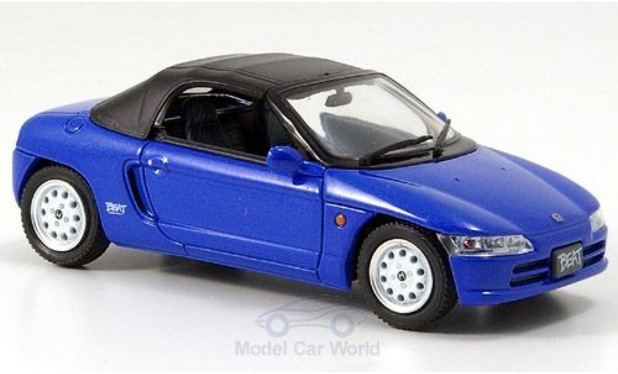 Honda Beat 1/43 Ebbro Version C blauw modelauto