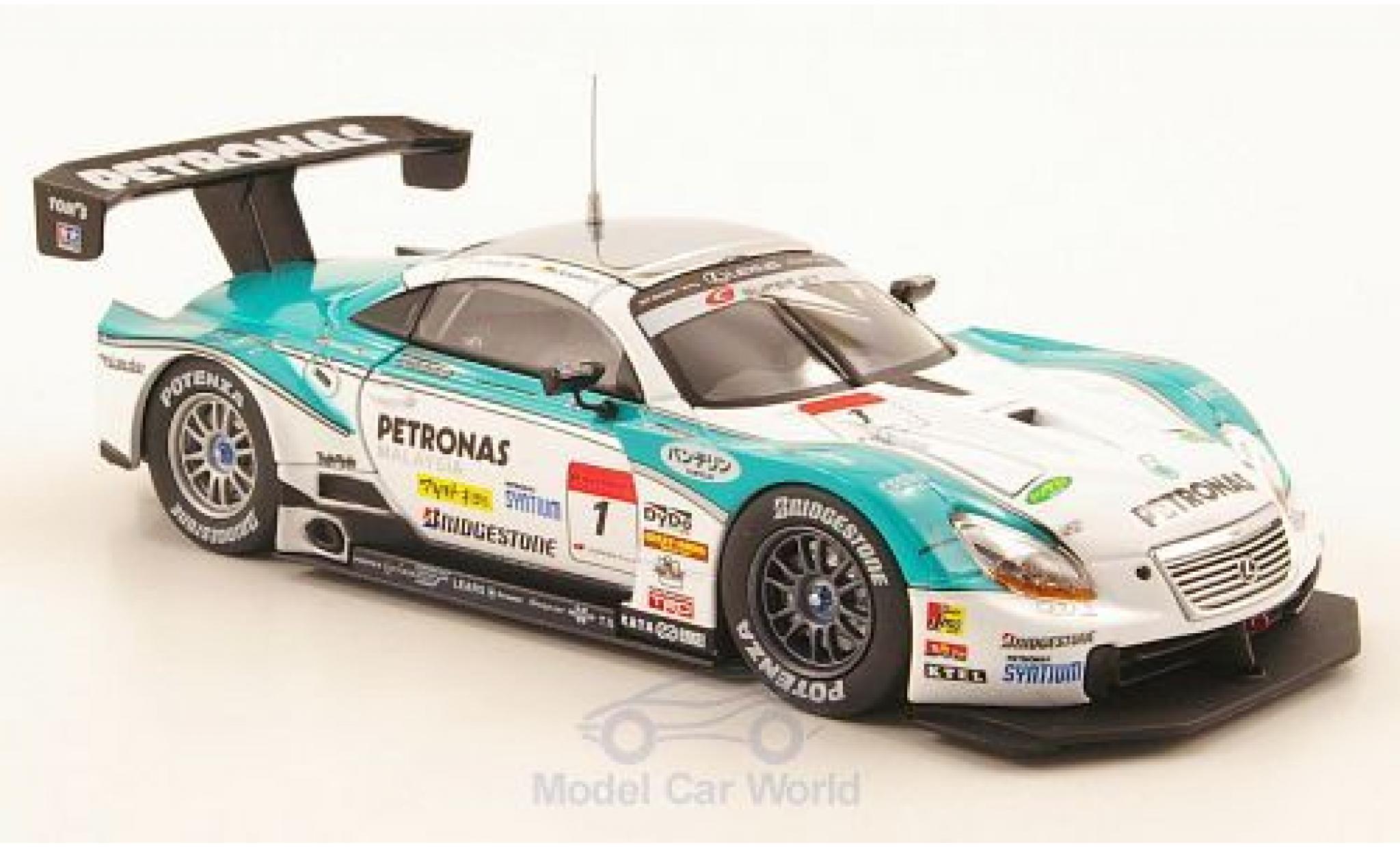 Lexus SC 430 1/43 Ebbro 430 No.1 Petronas Super GT 500 2010 W.Juichi/L.Andre modelauto