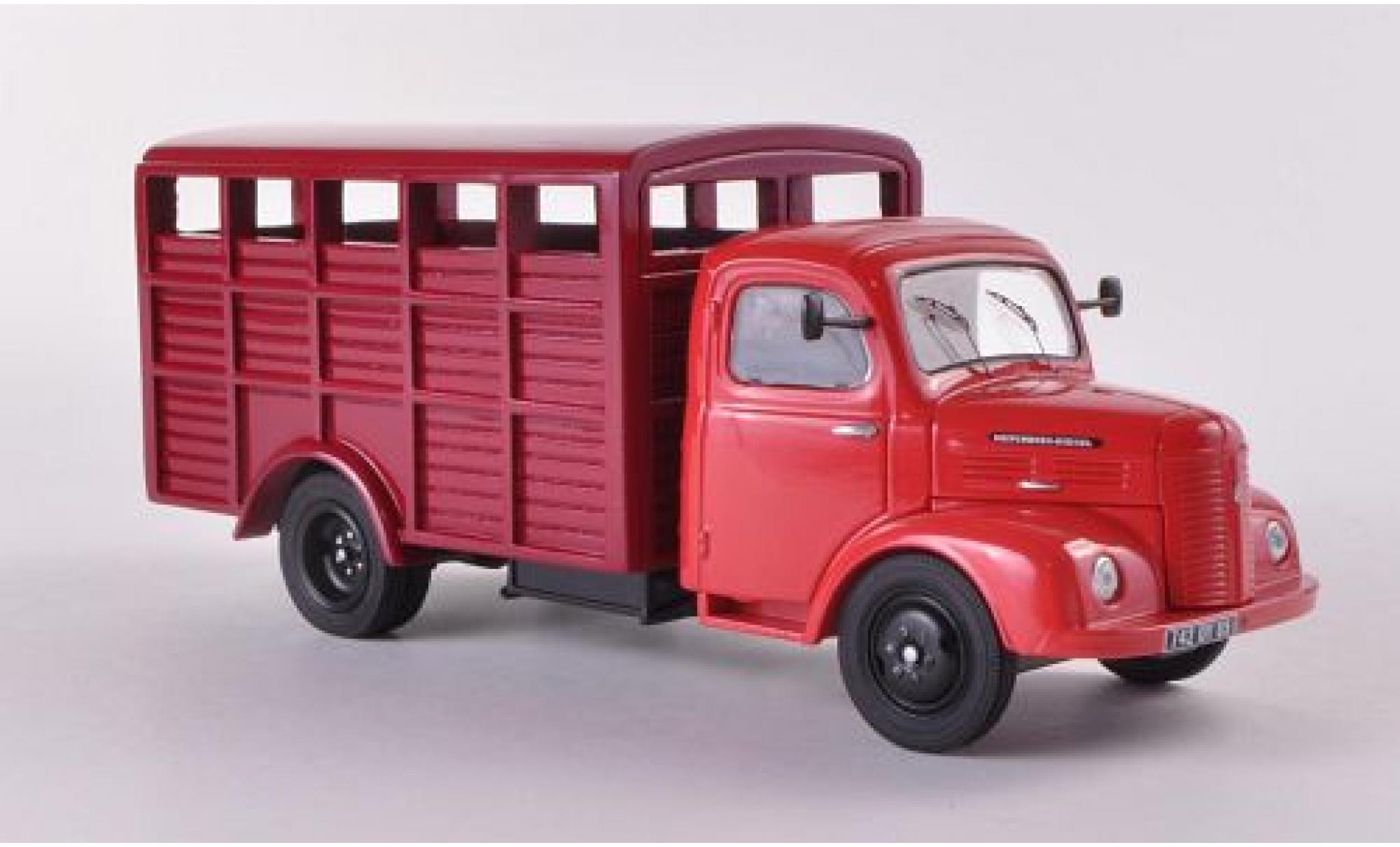 Hotchkiss PL50 1/43 Eligor rood/rood Viehtransporter modelauto