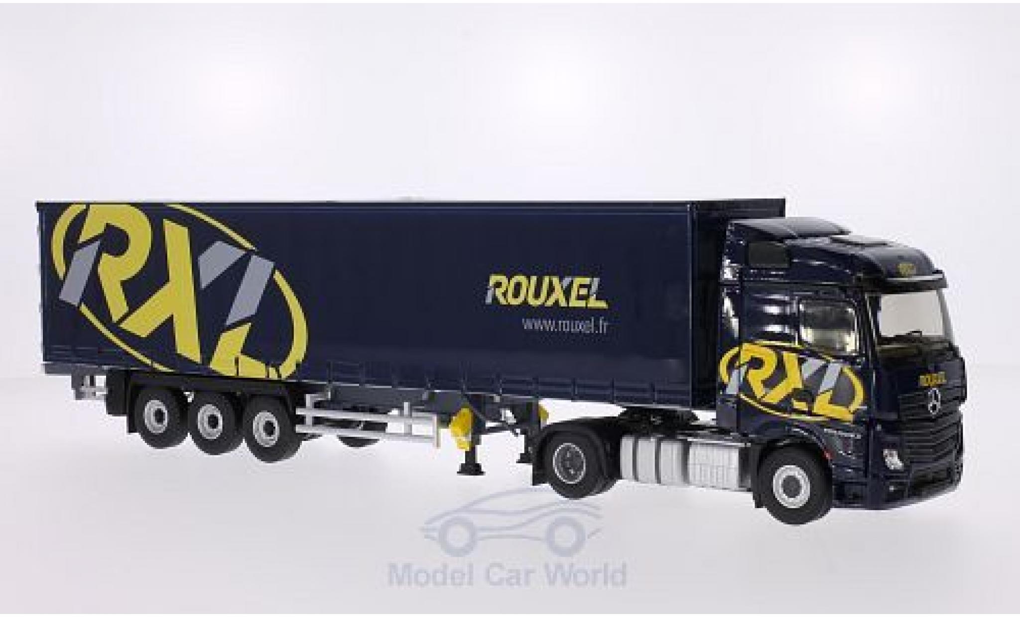 Mercedes Actros 1/43 Eligor 2 Rouxel Gardinenplanensattelzug modelauto