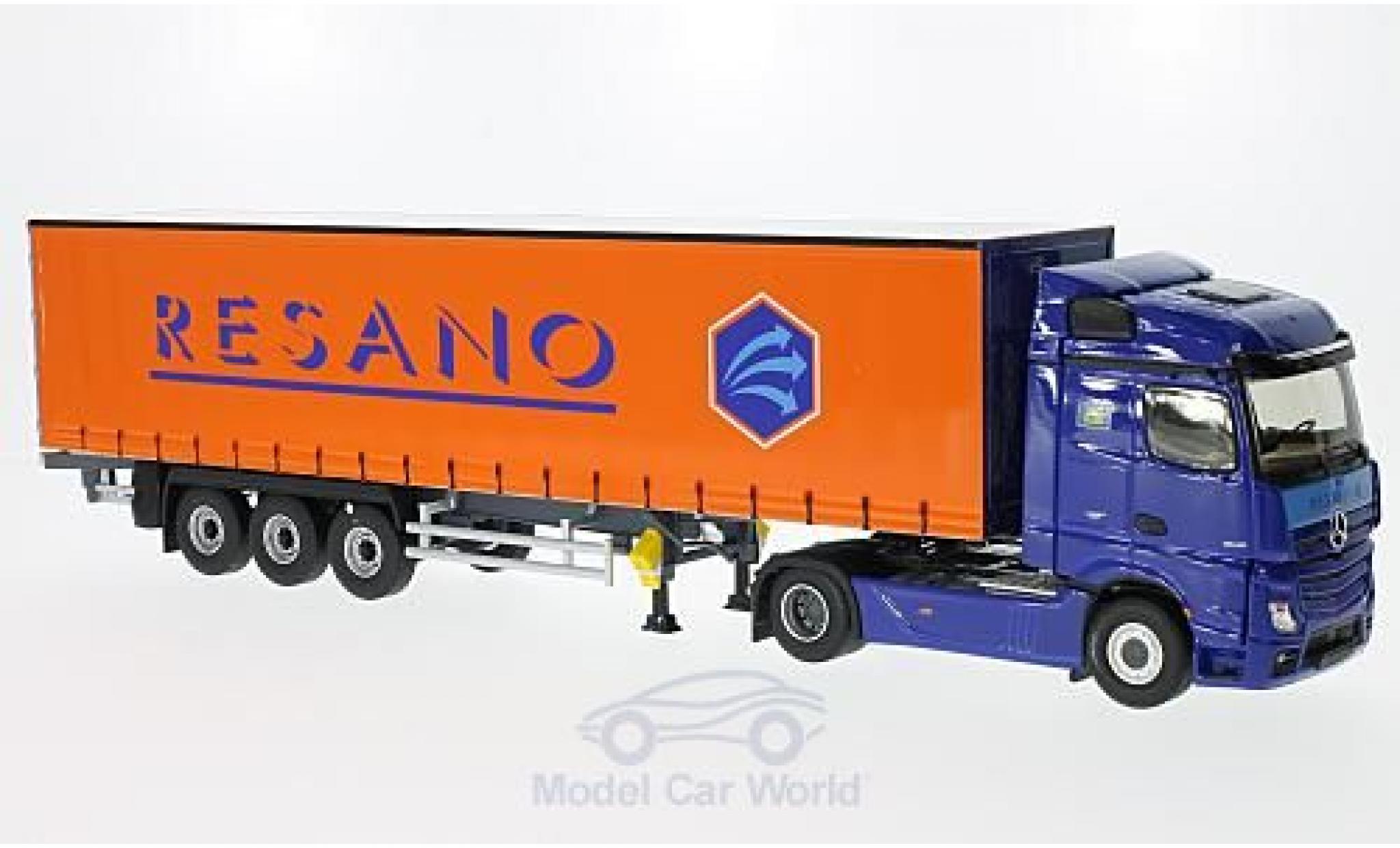 Mercedes Actros 1/43 Eligor 2 Streampace Resano Gardinenplanen-SZ modelauto