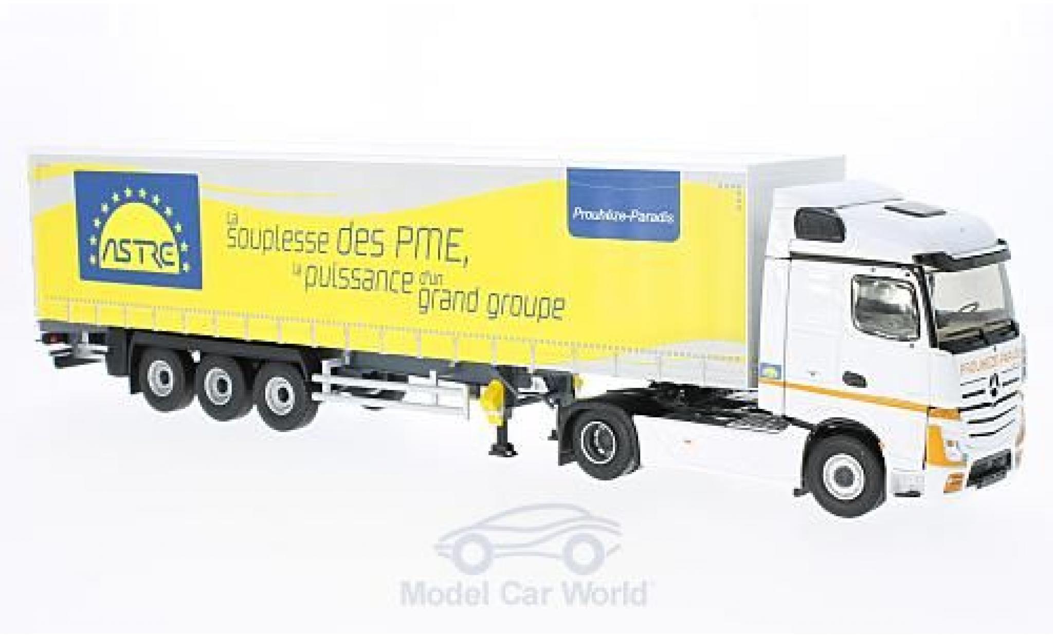 Mercedes Actros 1/43 Eligor 2 Tautliner Astre ohne Vitrine modelauto