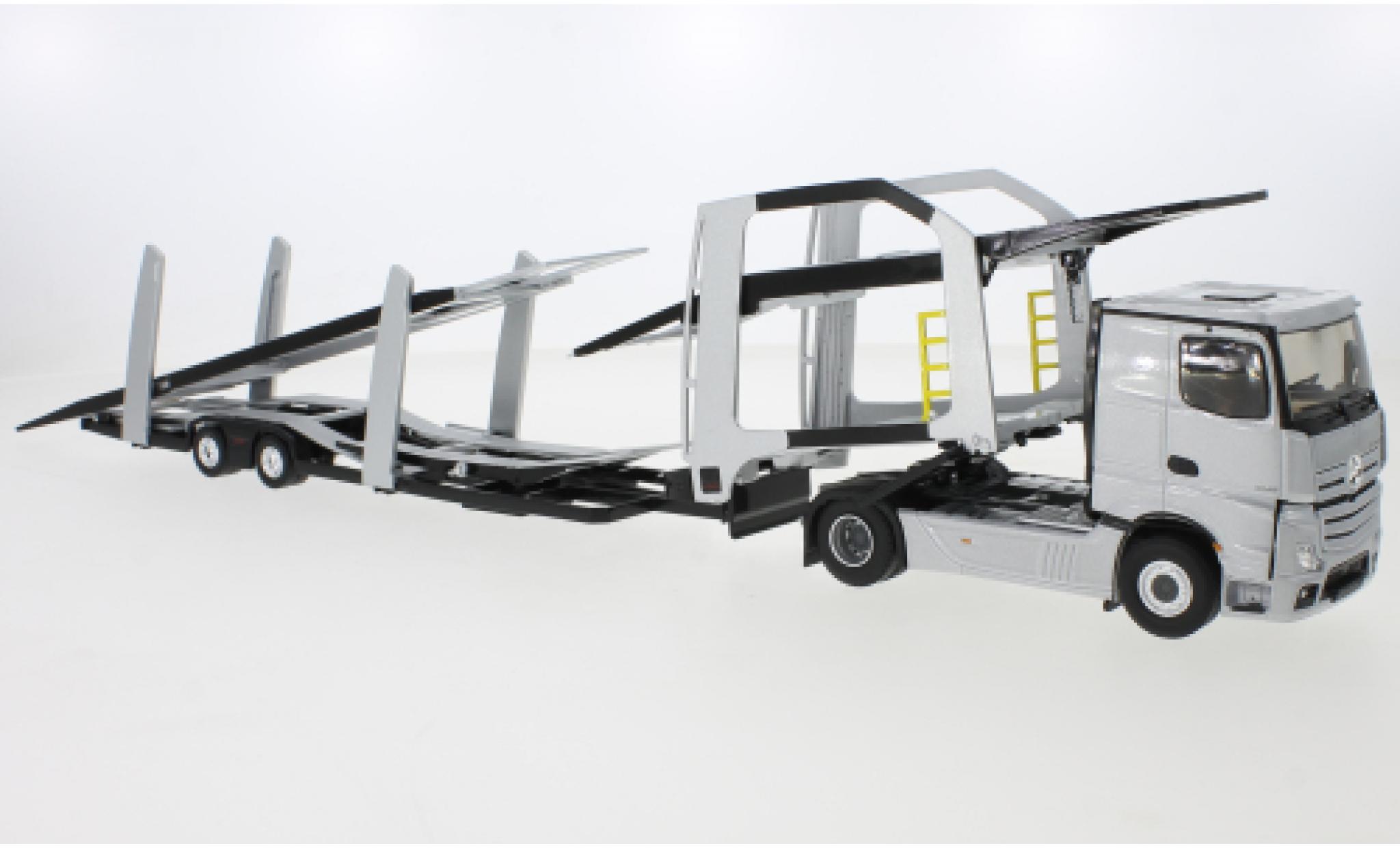 Mercedes Actros 1/43 Eligor 5 grijs 2020 Autotransporter modelauto
