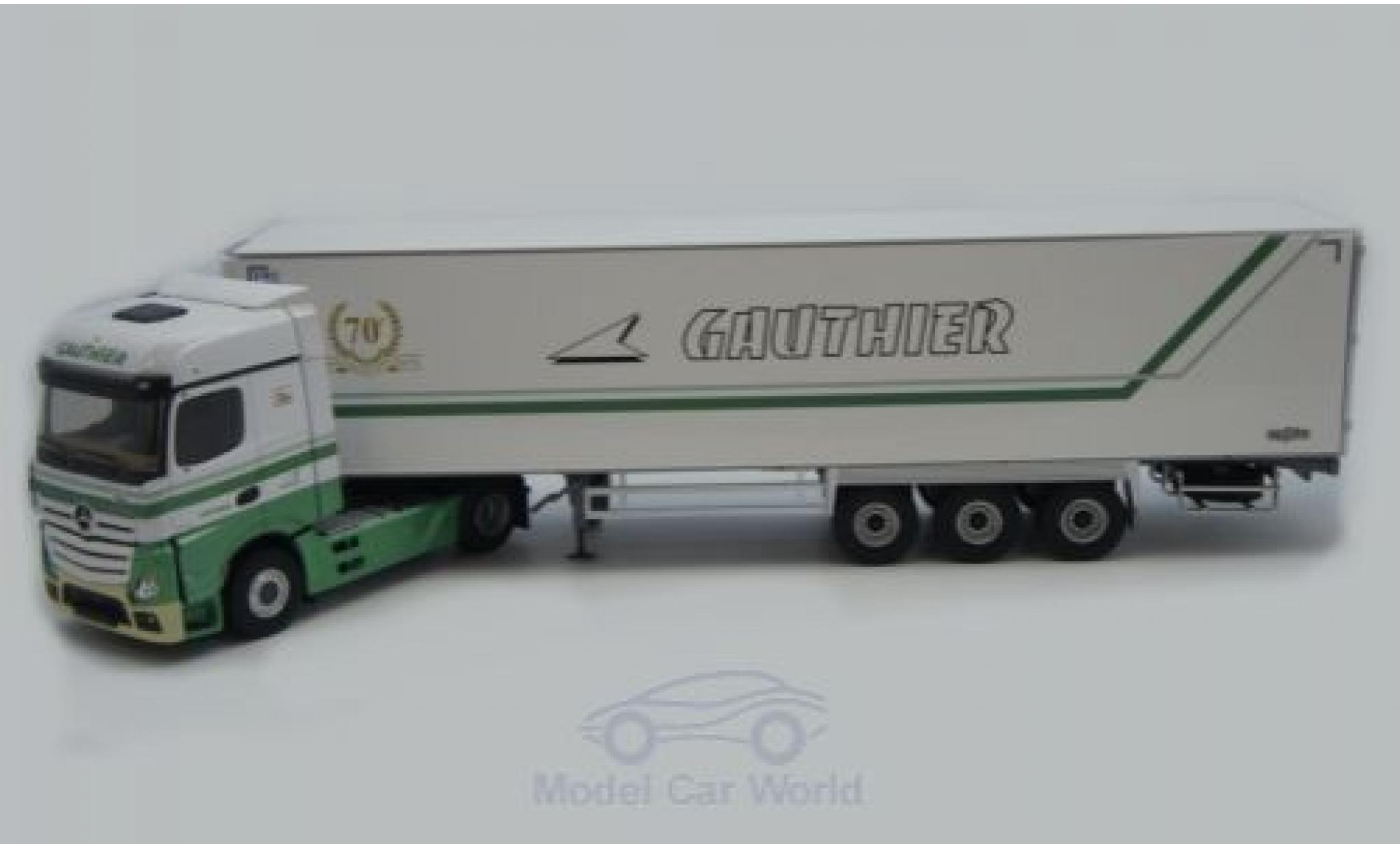 Mercedes Actros 1/43 Eligor 2 Bigspace Gauthier (F) K&uuml;hlkoffer-Sattelzug modelauto