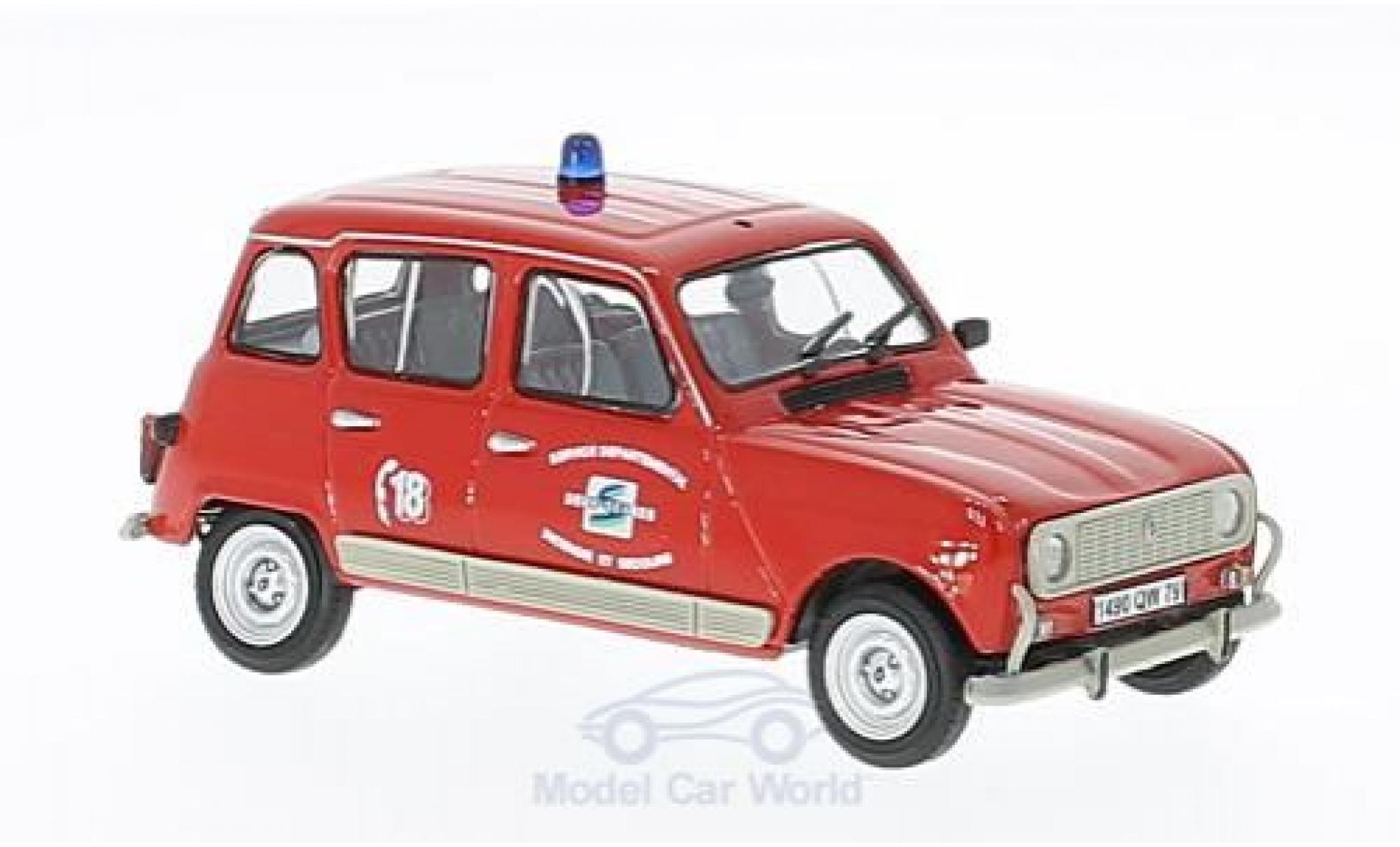 Renault 4 1/43 Eligor TL SDIS Frankreich mit Figur ohne Vitrine modelauto