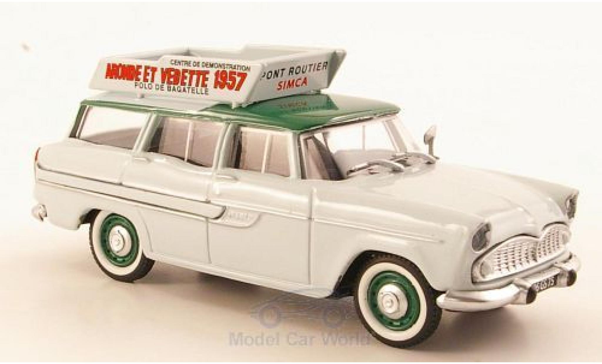 Simca Vedette 1/43 Eligor Marly Centre de d&eacute;monstration SIMCA modelauto