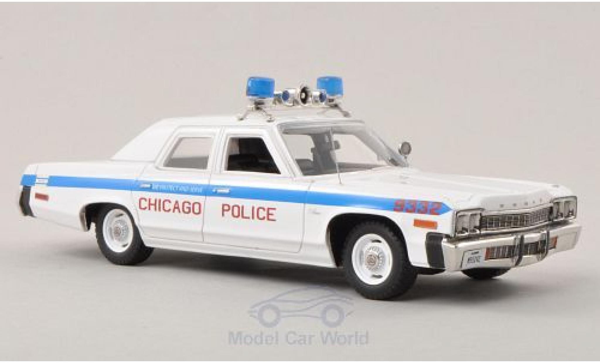 Dodge Monaco 1974 1/43 Ertl Chicago Politie 1974 modelauto