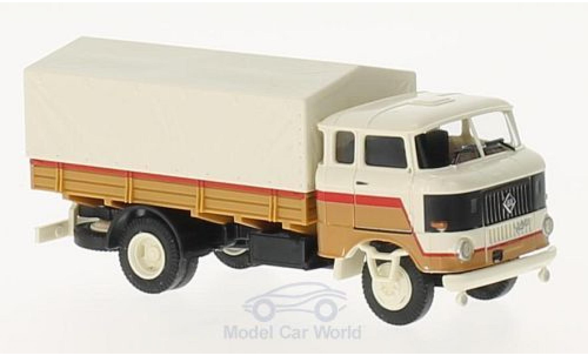IFA W50L 1/87 Espewe Fp beige/bruin modelauto