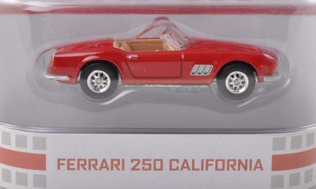 Ferrari 250 GT 1/64 Hot Wheels GT California Spyder rood Ferris macht blauw modelauto