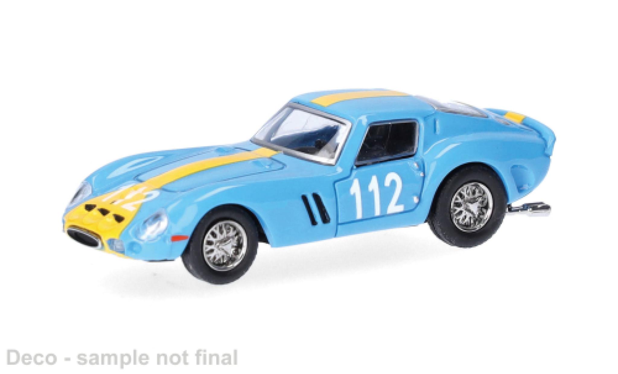 Ferrari 250 1/87 Micro City 87 GTO blauw 1:87 modelauto
