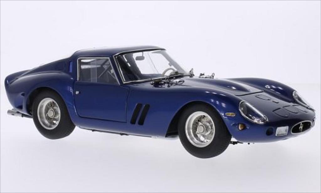 Ferrari 250 GTO 1/18 CMC GTO metallic blauw 1962 modelauto
