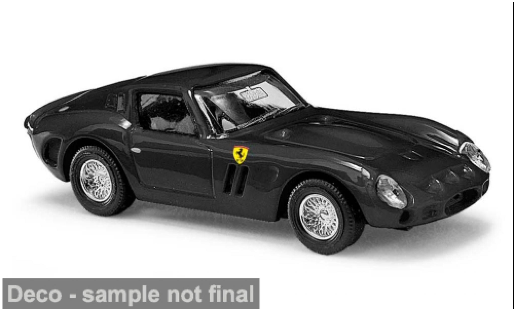 Ferrari 250 1/87 Busch GTO zwart 1962 1:87 modelauto