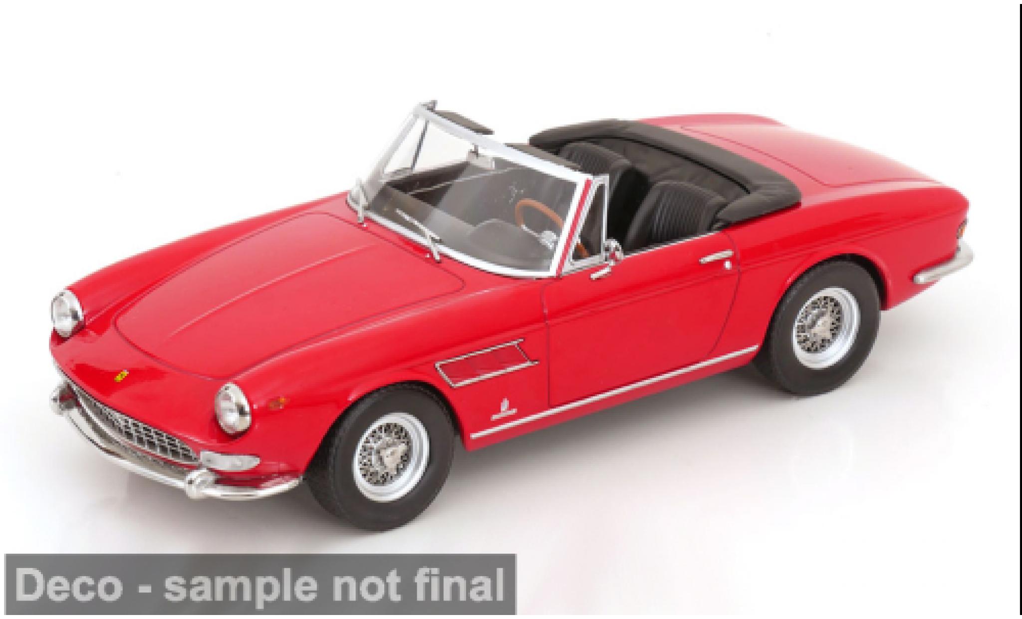 Ferrari 275 1/18 KK Scale GTS Pininfarina Spyder rood 1964 1:18 modelauto