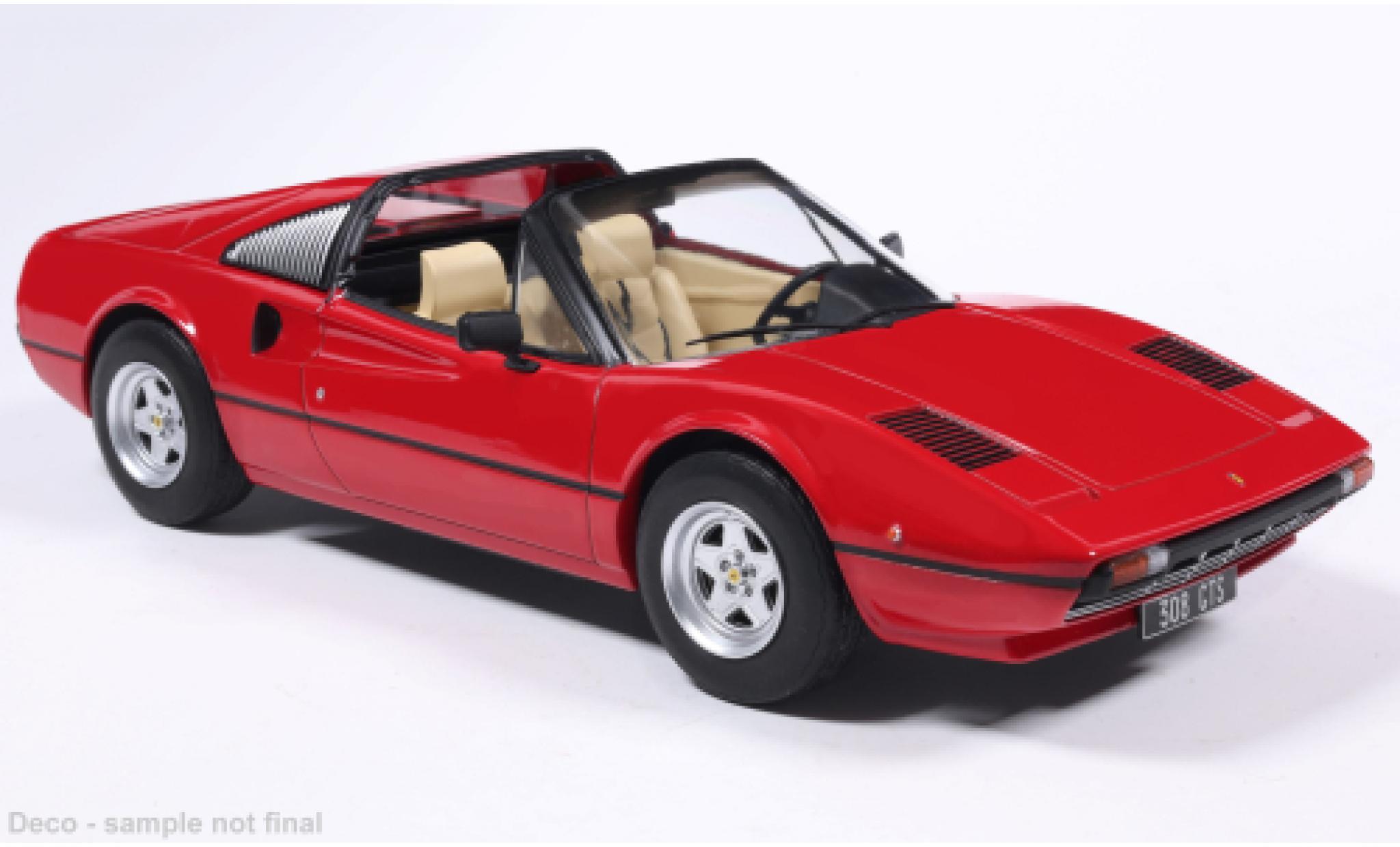Ferrari 308 1/18 MCG GTS rood 1977 1:18 modelauto