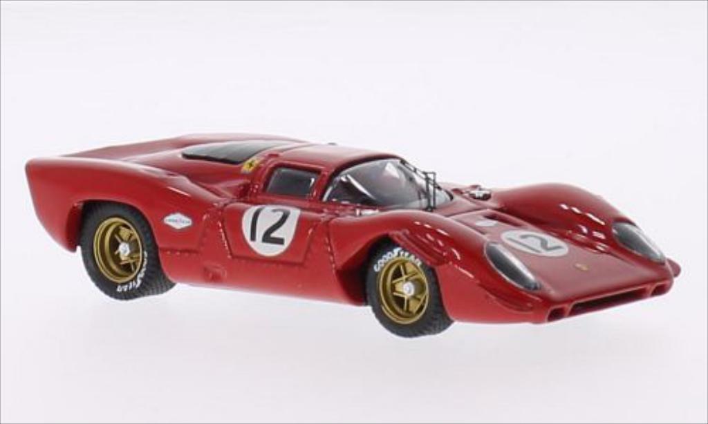 Ferrari 312 P 1/43 Best P Coupe RHD No.12 N.A.R.T. Bridgehampton 1969 modelauto
