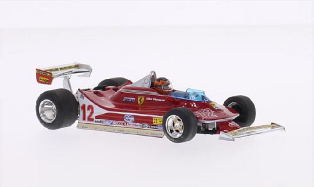 Ferrari 312 T4 1/43 Brumm T4 No.12 Scuderia Formel 1 GP USA West 1979 modelauto
