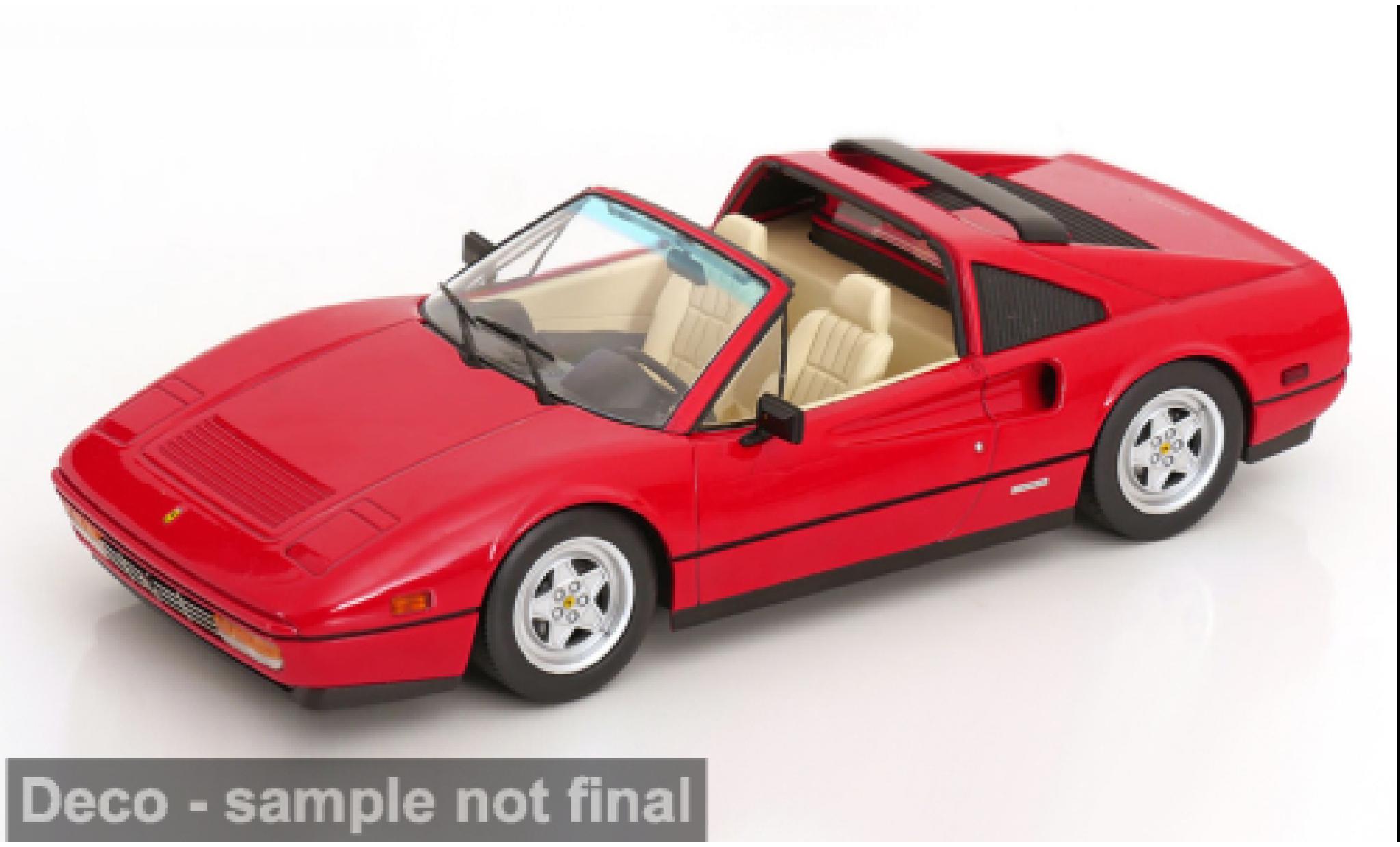 Ferrari 328 1/18 KK Scale GTS rood 1985 US-Version Beverly Hills Cop II 1:18 modelauto