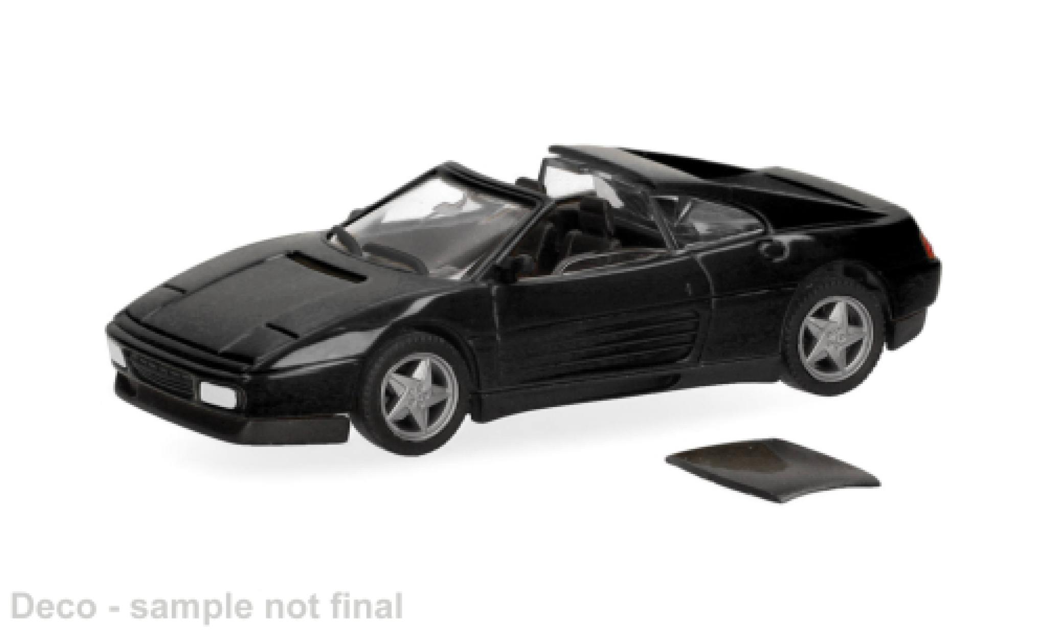 Ferrari 348 1/87 Herpa TS zwart 1:87 modelauto