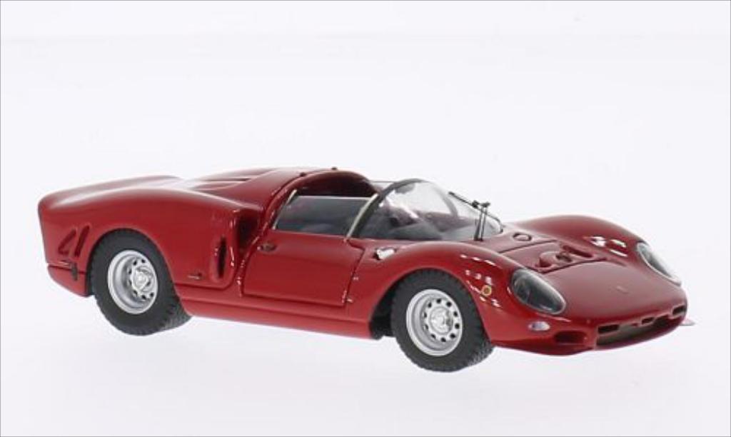 Ferrari 365 P2 1/43 Tecnomodel P2 rood RHD 24h Le Mans 1966 modelauto