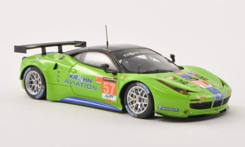 Ferrari 458 Italia 1/43 Fujimi Italia GT2 No.57 Khron Racing 24h Le Mans 2013 /N.Mediani modelauto