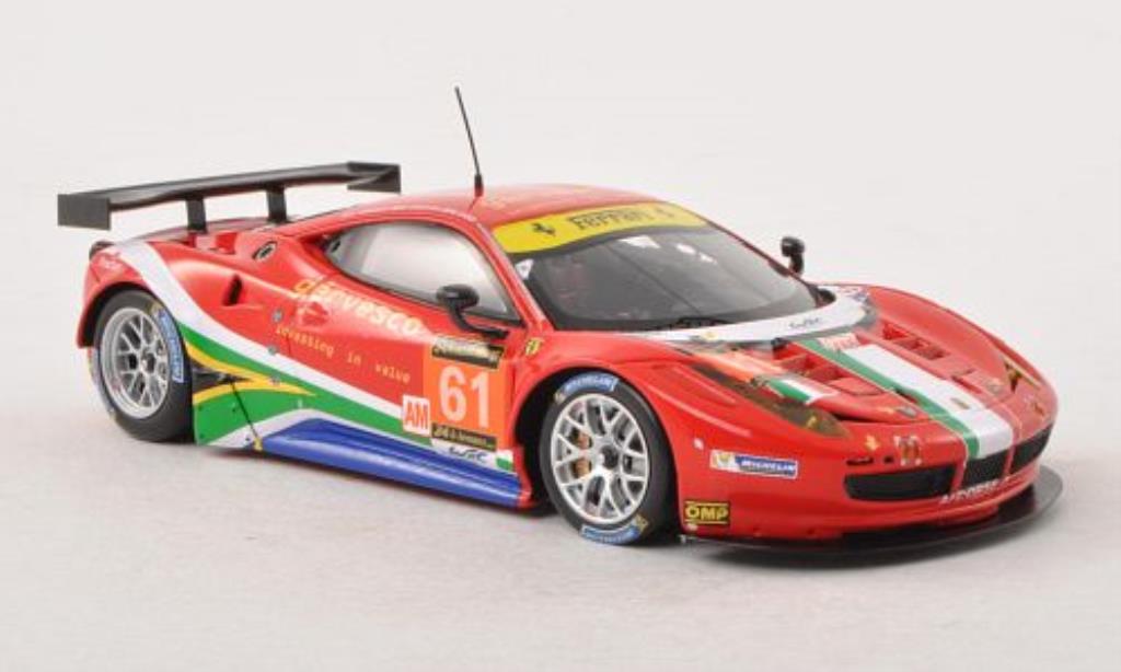 Ferrari 458 Italia 1/43 Fujimi Italia GT2 No.61 AF Corse 24h Le Mans 2013 /M.Cioci modelauto